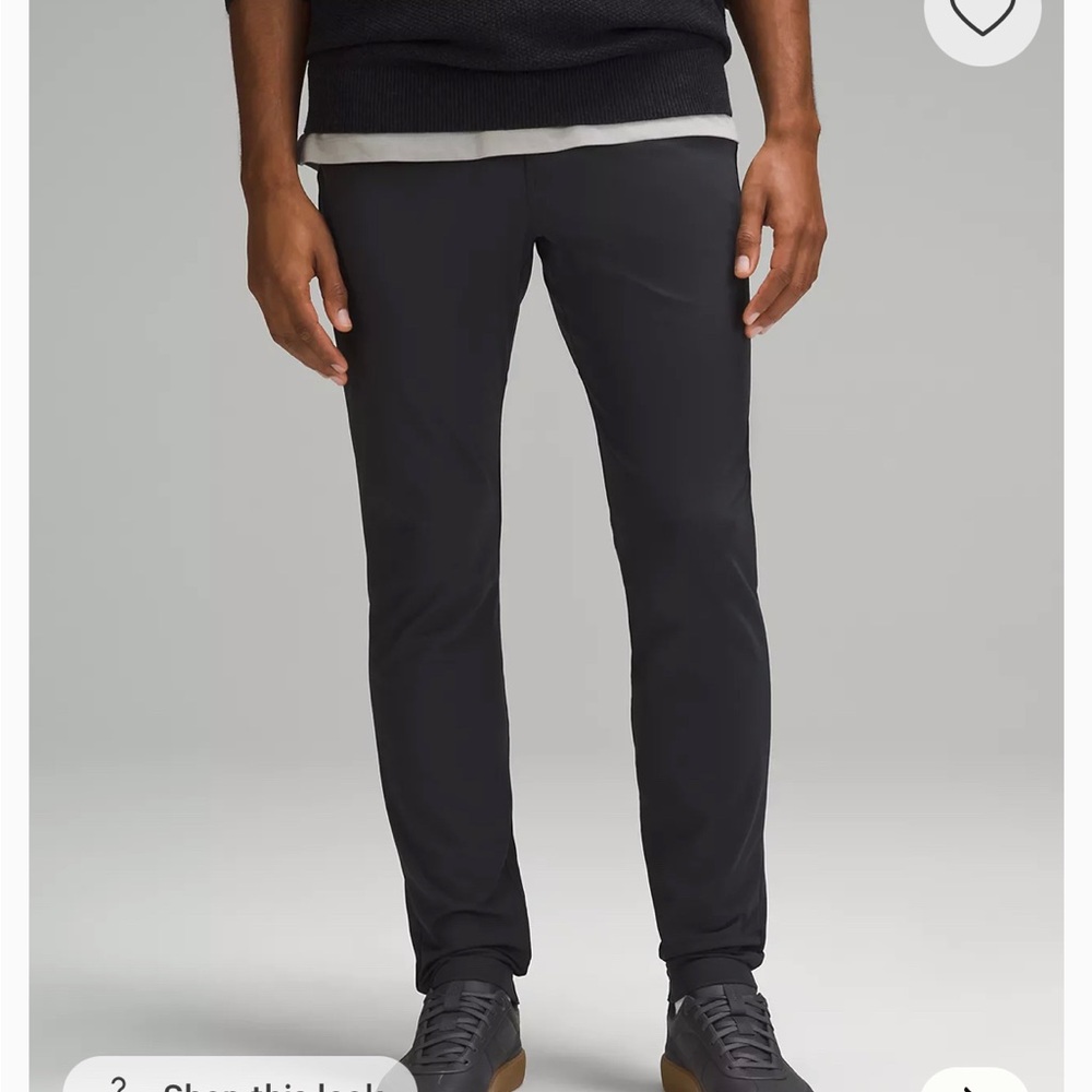 lululemon athletica men’s ABC Skinny-Fit 5 Pocket Pant 30L
Warpstreme Black